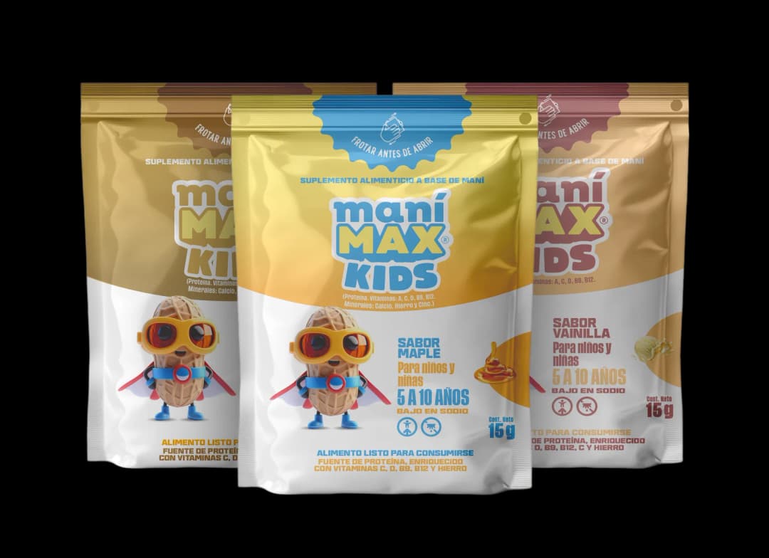 Sobres Maní Max Kids