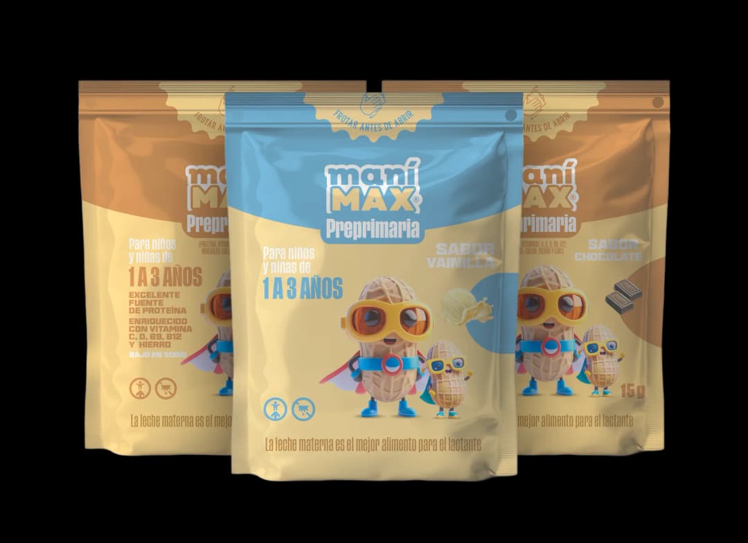 Sobres Maní Max Preprimaria