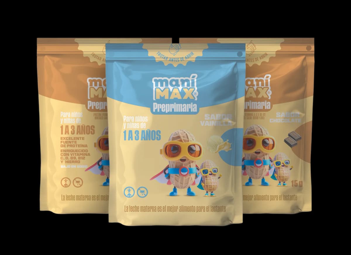 Sobres Maní Max Preprimaria
